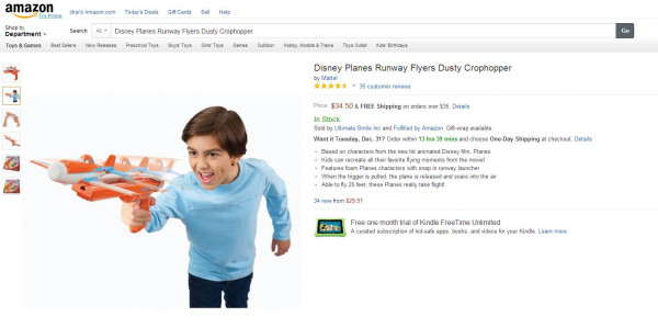 3.Disney Planes Runway Flyers Dusty Crophopper2.JPG