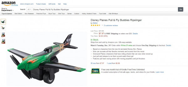 5. Disney Planes Pull &amp; Fly Buddies Ripslinger2.JPG
