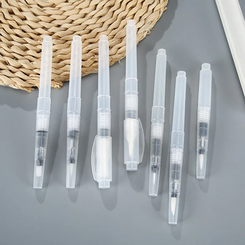 수채화 브러시 펜, 리필 가능한 수채화 브러시 펜, 수채화 페인팅용 물 페인트 브러시, 7 개