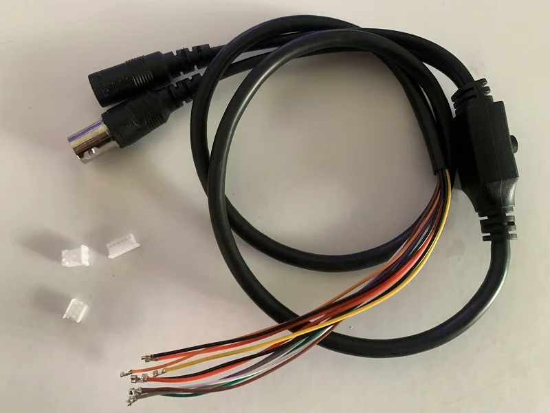 CCTV 카메라 비디오 케이블, OSD 메뉴 버튼 포함