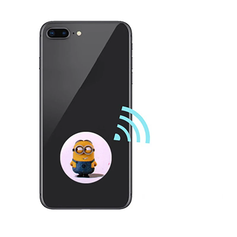 UID 변경 가능 스티커 RFID 태그 블록 0 재기록 가능 13.56Mhz, 안티 메탈 간섭 만화 태그 스티커, 근접 카드, 10 개