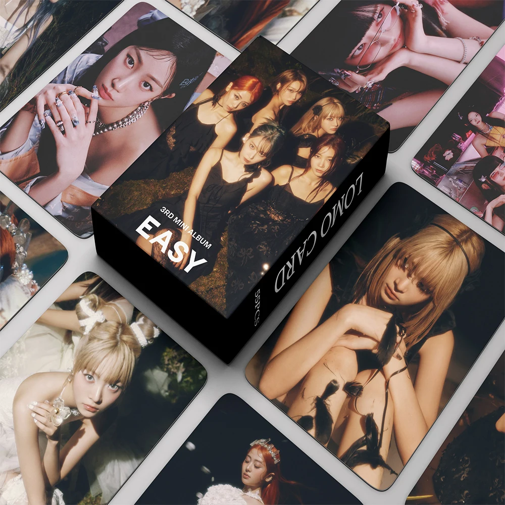 케이팝 LE SSERAFIM 안티 프레질, 신상 아블럼, 겁없는 로모 카드, 걸 그룹 포토카드, 귀여운 프린트 카드, 포스터 팬 선물, 55 개/세트 title=케이팝 LE SSERAFIM 안티 프레질, 신상 아블럼, 겁없는 로모 카드, 걸 그룹 포토카드, 귀여운 프린트 카드, 포스터 팬 선물, 55 개/세트 