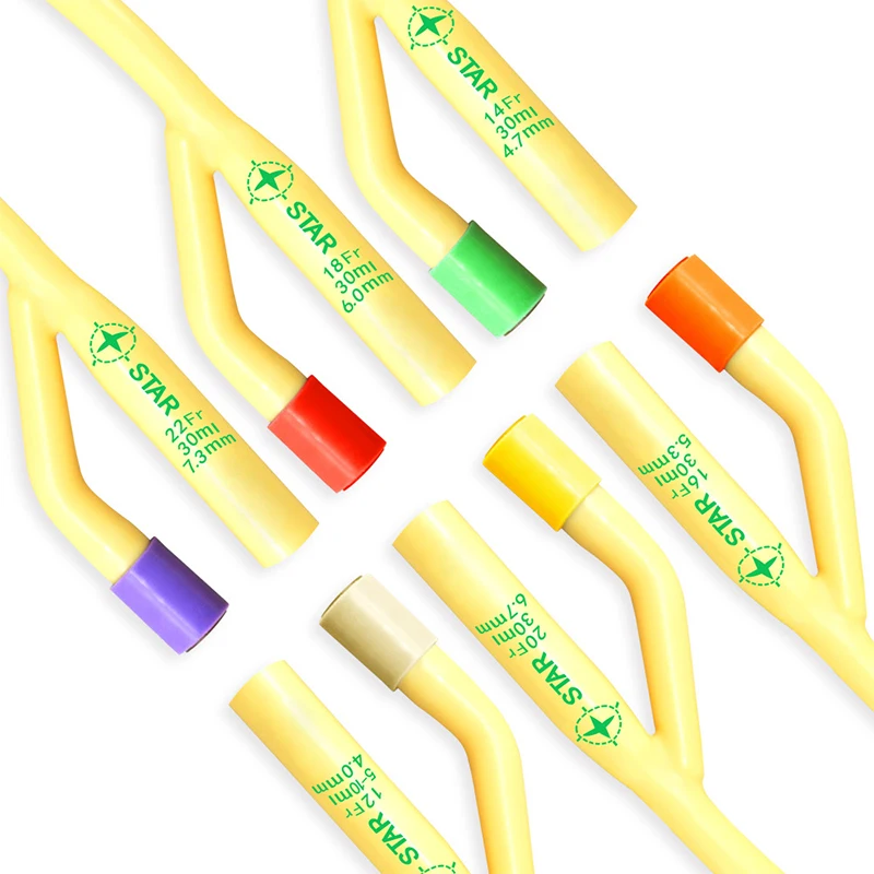 일회용 라텍스 의료용 요도 카테터, 살균 양방향 폴리 삽입 튜브 소변 카테터, 소프트 밸브 포함, 12 개 title=일회용 라텍스 의료용 요도 카테터, 살균 양방향 폴리 삽입 튜브 소변 카테터, 소프트 밸브 포함, 12 개