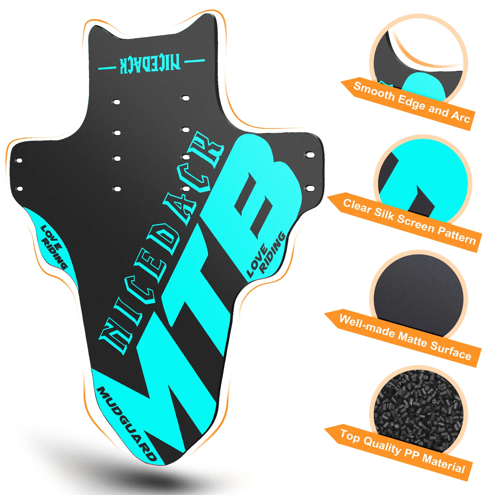 2 pcs 새로운 2021 진흙 mtb 가드 자전거 산악 도로 자전거 펜더 날개 사이클링 자전거 프론트 펜더 멋진 자전거 액세서리