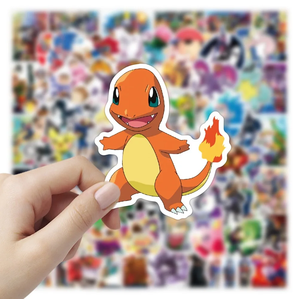 슈퍼 게임 스매시 포켓몬 마리오 커비 스티커, 그래피티, 노트북, 휴대폰, 스케이트보드, 방수 스티커 데칼, 어린이 장난감, 50 개, 100 개
