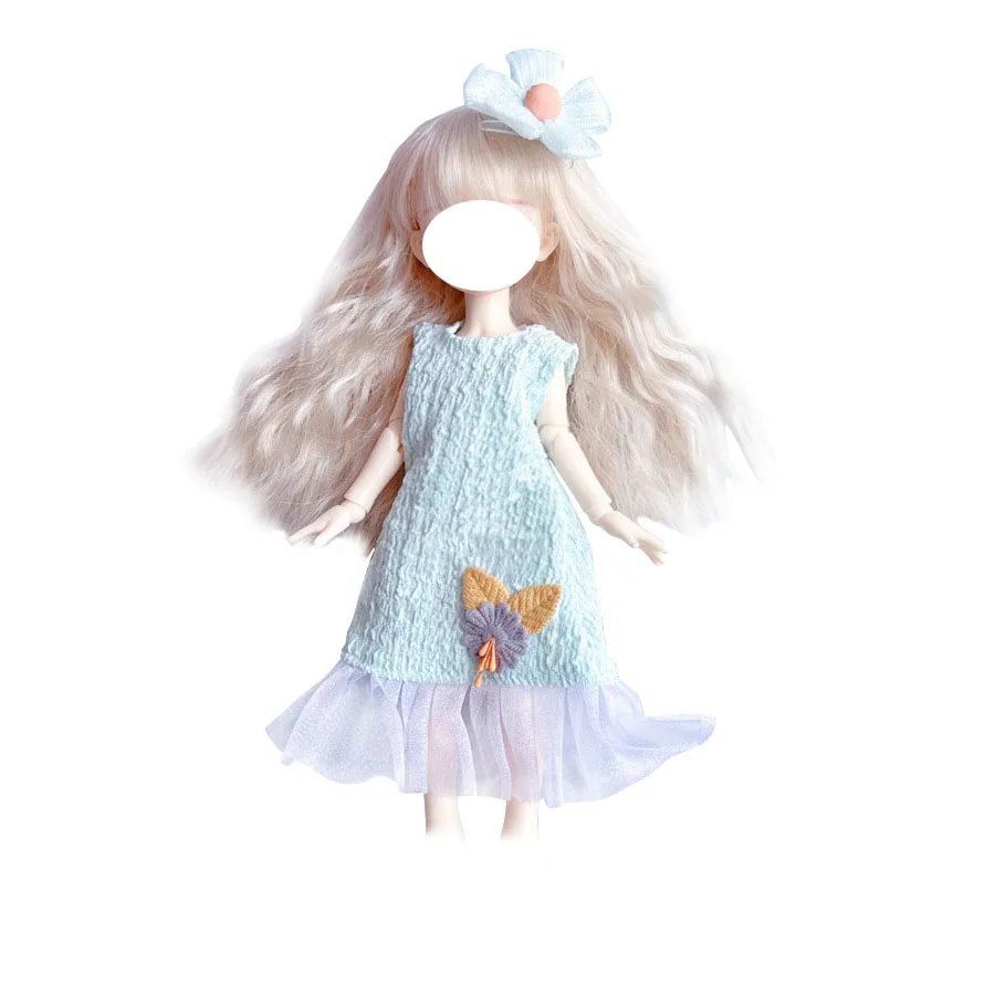 귀여운 드레스 JK 유니폼 의류, 30 cm 1/6 Bjd 바이트 인형, DIY 드레스 업 의류 스커트 패션 캐주얼 정장 양말 장난감 액세서리