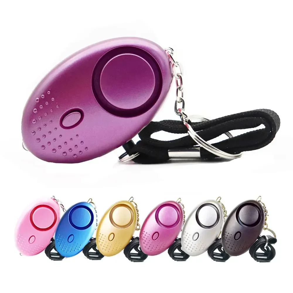 늑대 방지 호신 경보, 어린이 및 여성 보안 보호 경보, 개인 안전 비명, 시끄러운 비상 경보 키체인, 130dB