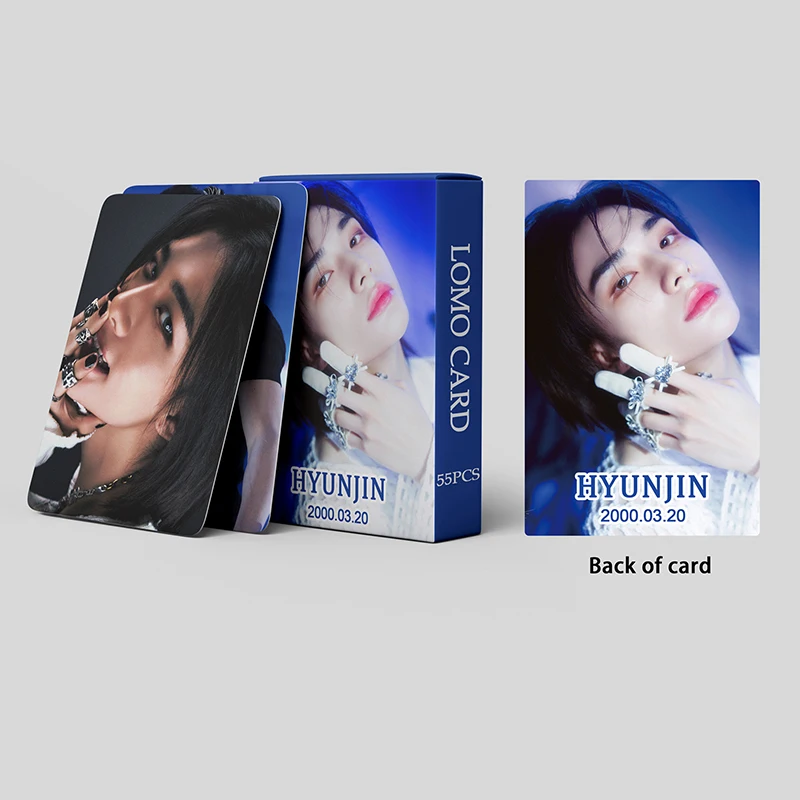 Kpop 스트레이 키즈 새 앨범 NOEASY 카드, 사진 인쇄 카드, 소년 포스터 사진, 로모 팬 선물, 54 개