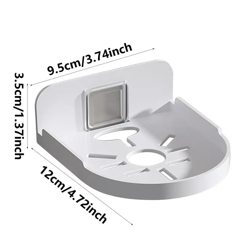 보안 카메라용 벽 마운트 플로팅 스탠드 선반, 미니 스피커, 자체 접착 펀치 프리 보안 감시 카메라 거치대