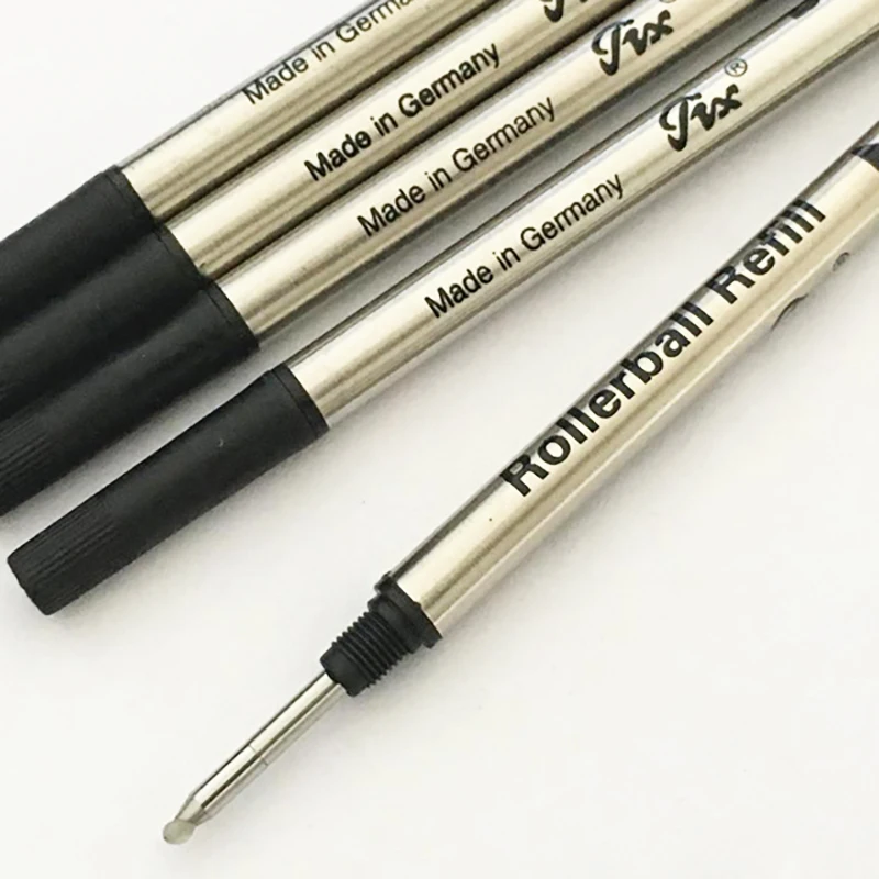 고급 MB 롤러 볼펜 리필 0.7mm, 블랙 블루, 학교 문구 액세서리, 부드러운 쓰기