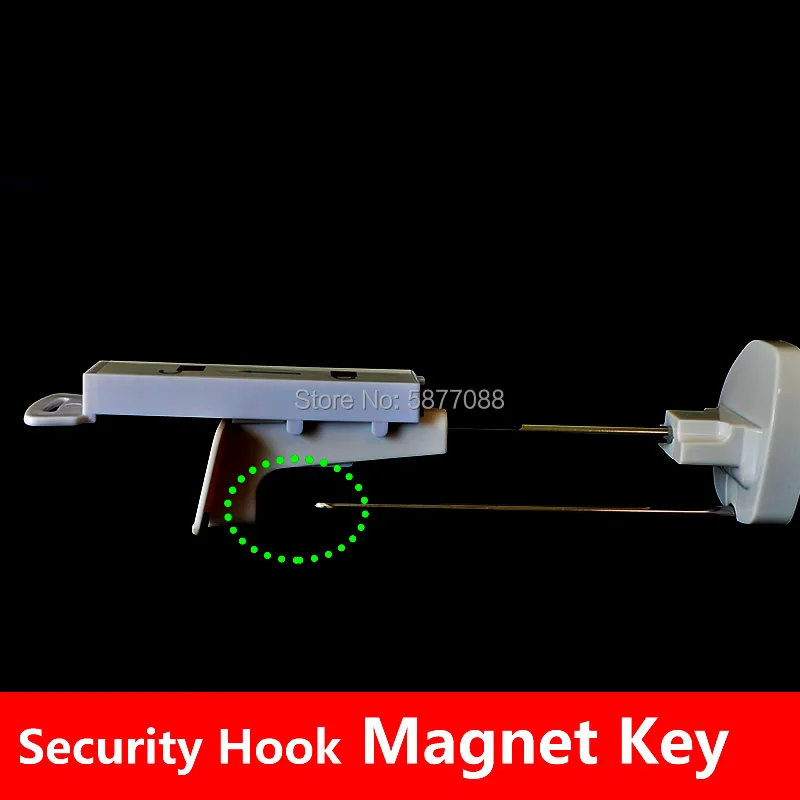 흰색 보안 후크 자석 키 S3 핸드키 Eas 마그네틱 분리대, 슈퍼마켓 디스플레이용 잠금 장치, 후크 정지 잠금 장치, 1 개