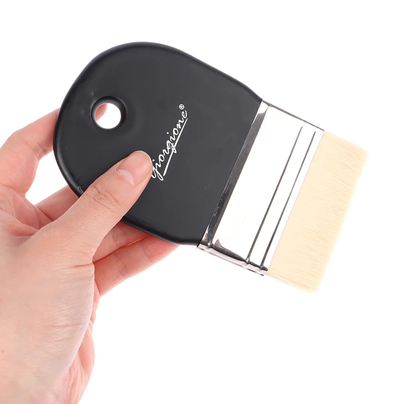 나일론 헤어 단단한 강모 브러시 페인팅 펜, 아트 구아슈 수채화, 넓은 영역 오일 페인트, 아크릴 벽 브러시, 바베큐 청소 브러시, 1PC