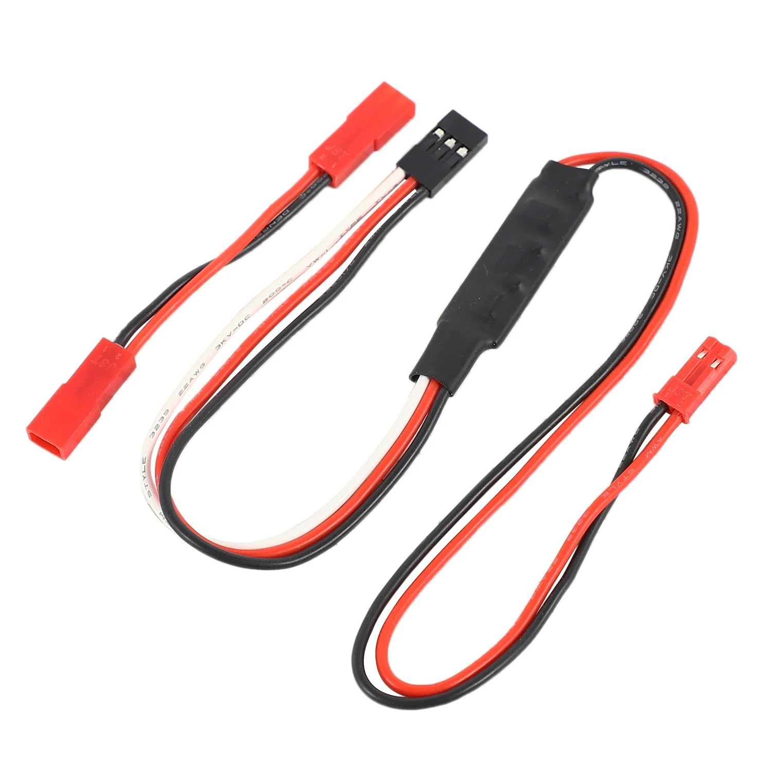 윈치 CH3 제어 라인 패널 리모컨 리시버 케이블, 1/10 RC 크롤러 축 SCX10 Traxxas TRX4 용, 3 웨이