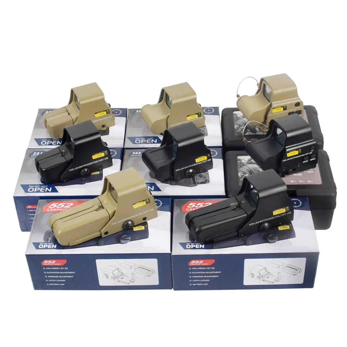 전술 유니티 광학 고속 라이저 증가 마운트, 551 552 553 558 레드 그린 도트 홀로그램 반사 조준기 사냥 라이플 스코프