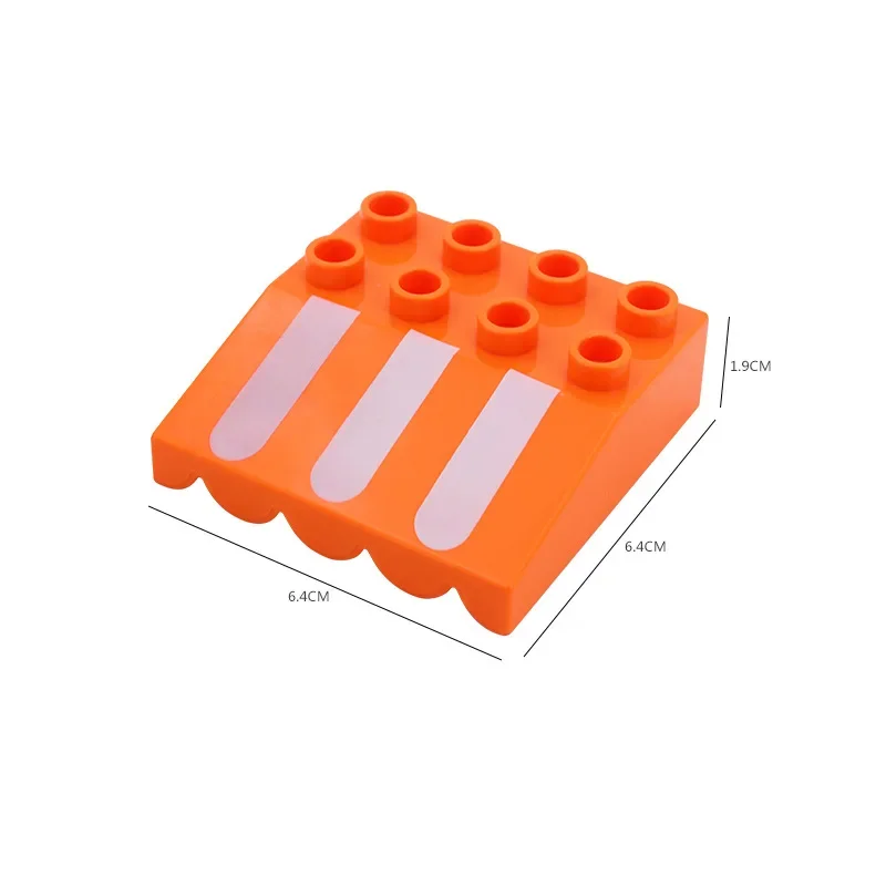 대형 빌딩 블록 인형 집 지붕 벽 창문 문 호환, 대형 벽돌 도시 어린이 조립 교육 완구