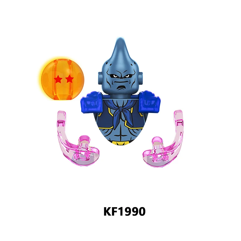 손오공 애니메이션 미니 빌딩 블록, 마인부우 액션 피규어 조립 완구, 어린이 생일 선물, 신제품 드래곤볼 Z KF6195 KF6193