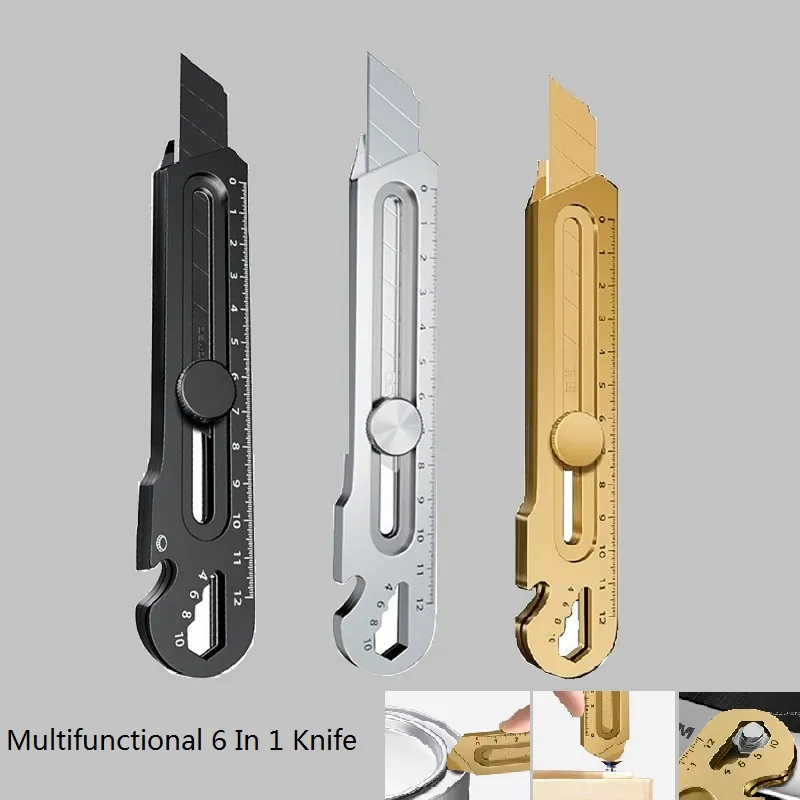 스테인리스 스틸 다용도 나이프 소모품, 개폐식 상자 커터, 중장비, 6 in 1 칼, 18mm, 25mm title=스테인리스 스틸 다용도 나이프 소모품, 개폐식 상자 커터, 중장비, 6 in 1 칼, 18mm, 25mm