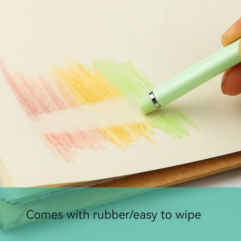 무제한 쓰기 컬러 연필, 리필 세트, 잉크 없음, 노벨티 영원한 연필 펜, 아트 컬러 페인팅, 학교 용품, 24 개, 13 개