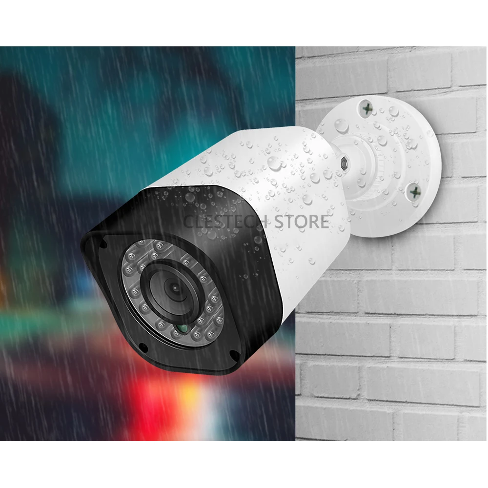HD 3000TVL 보안 CCTV AHD 카메라 1080P 2.0MP 동축 디지털, 가정용/실외 방수 Ip66 Ir-컷 적외선 야간 투시경