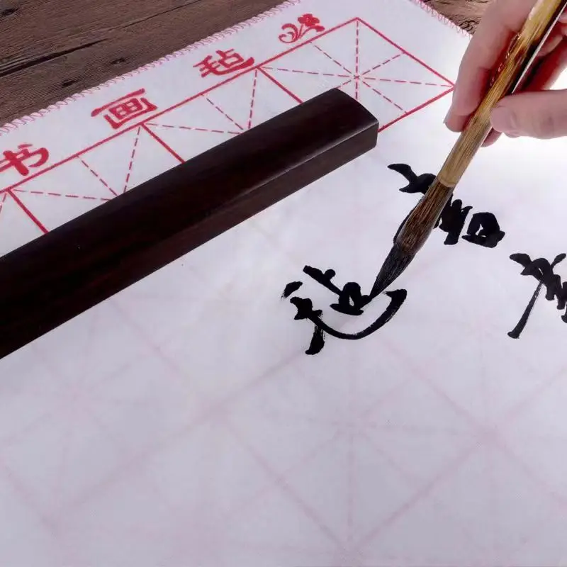 중국 그림 붓 초보자 서예 드로잉 대나무 펜 커튼 펠트 라이스 페이퍼 세트, 풍경 드로잉, 쓰기 미술 용품