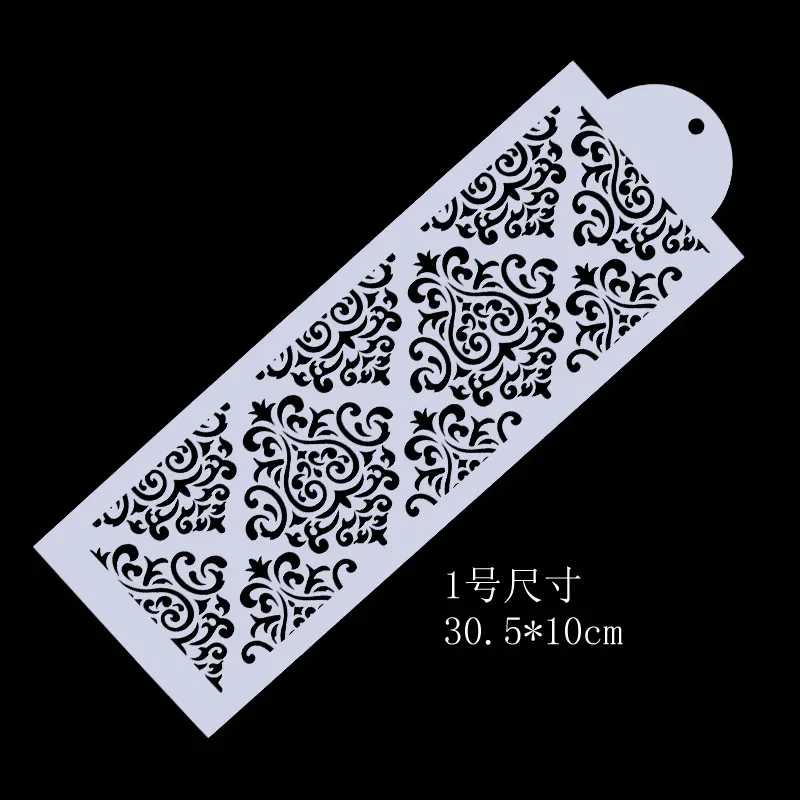 꽃 질감 DIY 레이어링 스텐실 벽 그림, 스크랩북 색칠, 엠보싱 앨범 장식 템플릿, 31cm, 세트 당 3 개