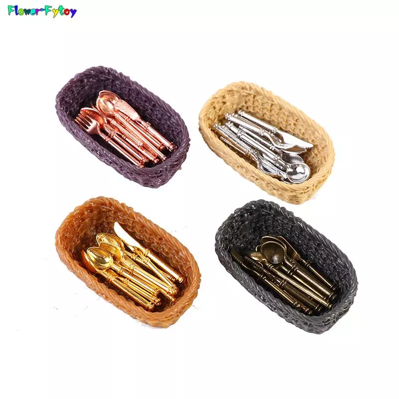 미니 칼 포크 스푼 어린이 장난감, 인형 집 장식, 빈티지 인형 집 미니어처, 식기 바구니 및 수저, 1 세트 title=미니 칼 포크 스푼 어린이 장난감, 인형 집 장식, 빈티지 인형 집 미니어처, 식기 바구니 및 수저, 1 세트 