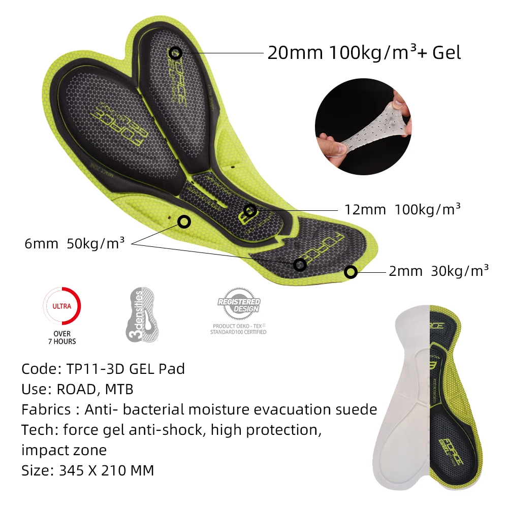 DAREVIE 빕숏 사이클링 턱받이 반바지 남자 젤 패드 6H 라이드 남자 사이클링 반바지 프로 팀 7H 이탈리아 패드 남자 사이클링 반바지 7 CM 다리 그리퍼 자전거의류