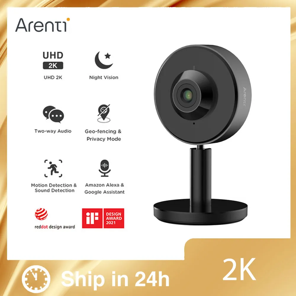 Arenti 실내 홈 보안 IP 카메라, 와이파이 무선 캠, 베이비 모니터, 야간 투시경, 1080P 2.4, 5GHz, 2K 감시 카메라 title=Arenti 실내 홈 보안 IP 카메라, 와이파이 무선 캠, 베이비 모니터, 야간 투시경, 1080P 2.4, 5GHz, 2K 감시 카메라 