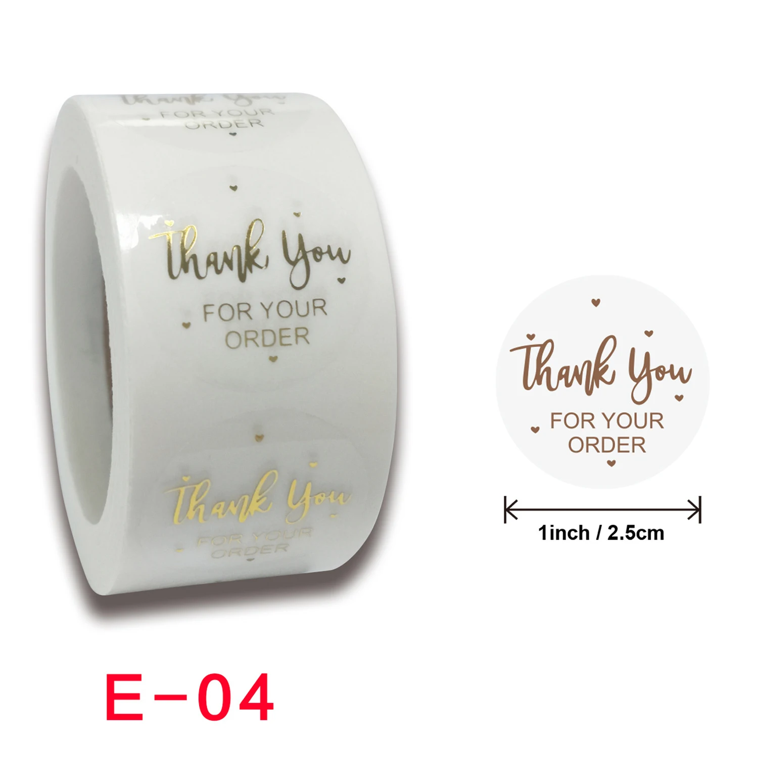 투명 씰링 감사 스티커 디자인, 스크랩북 축제 생일 파티 장식 라벨, 1 인치, 100-500 개