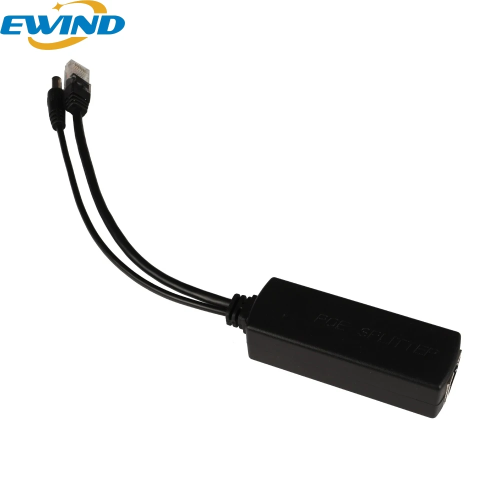 EWIND 기가비트 POE 분배기 48V ~ 5V 12V 마이크로 USB/타입-C/DC 10/100/1000Mbps 화웨이 및 카메라 용 CISCO 용 이더넷을 통한 전원 공급 장치