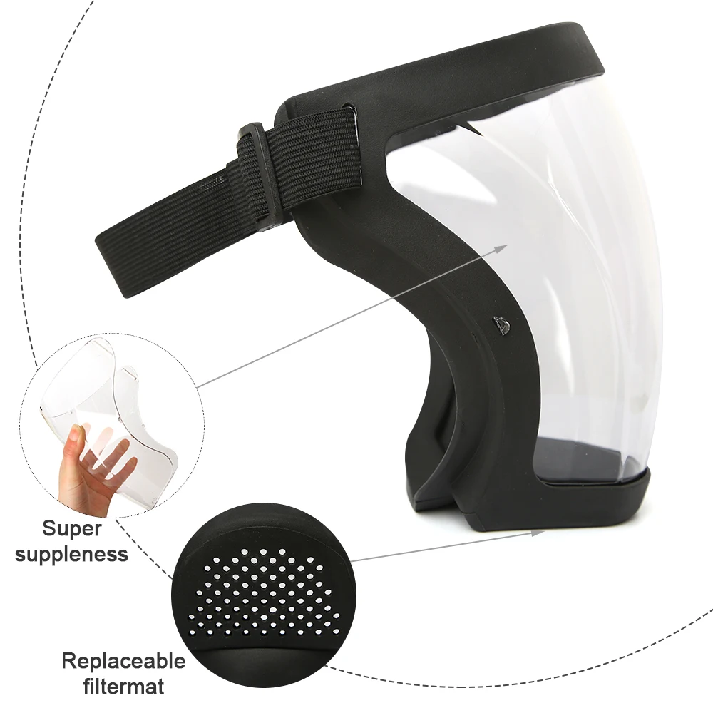 풀 페이스 쉴드 작업 보호 마스크, 투명 안전 마스크, 오일 스플래시 방지, 눈 얼굴 재사용 가능, 김서림 방지 헤드 커버 마스크