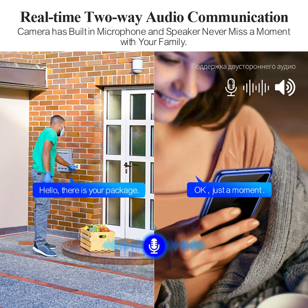 Techage PTZ 8MP 듀얼 렌즈 무선 감시 보안 시스템, 인간 감지, 자동 추적, 와이파이 NVR 카메라 키트, 양방향 오디오