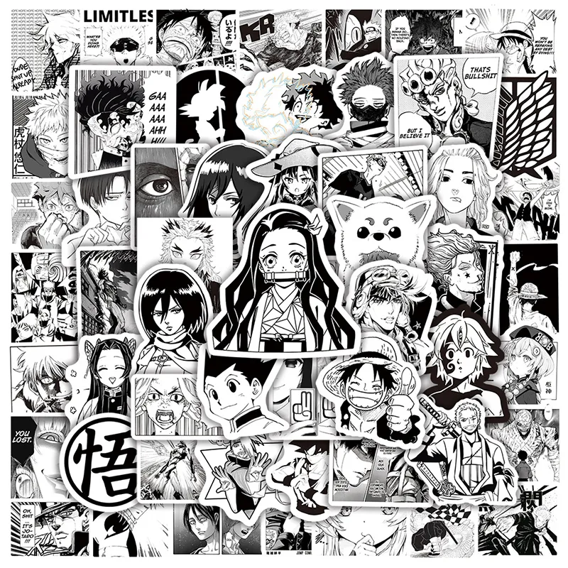 애니메이션 캐릭터 스티커 미적인 PVC 일본 장식, 어린이 문구 스크랩북, 학용품, 10 개, 30 개, 50 개, 100 개 title=애니메이션 캐릭터 스티커 미적인 PVC 일본 장식, 어린이 문구 스크랩북, 학용품, 10 개, 30 개, 50 개, 100 개