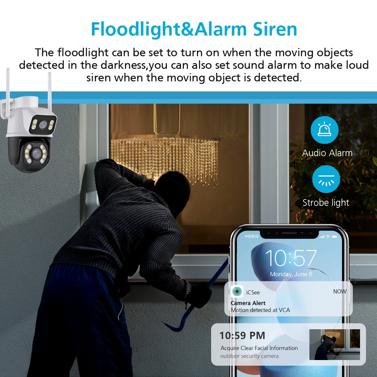 SOVMIKU 스마트 PTZ 와이파이 감시 카메라, 듀얼 렌즈 스크린, 야외 야간 투시경, 자동 추적 IP 카메라, 보안 보호, 8MP, 4K