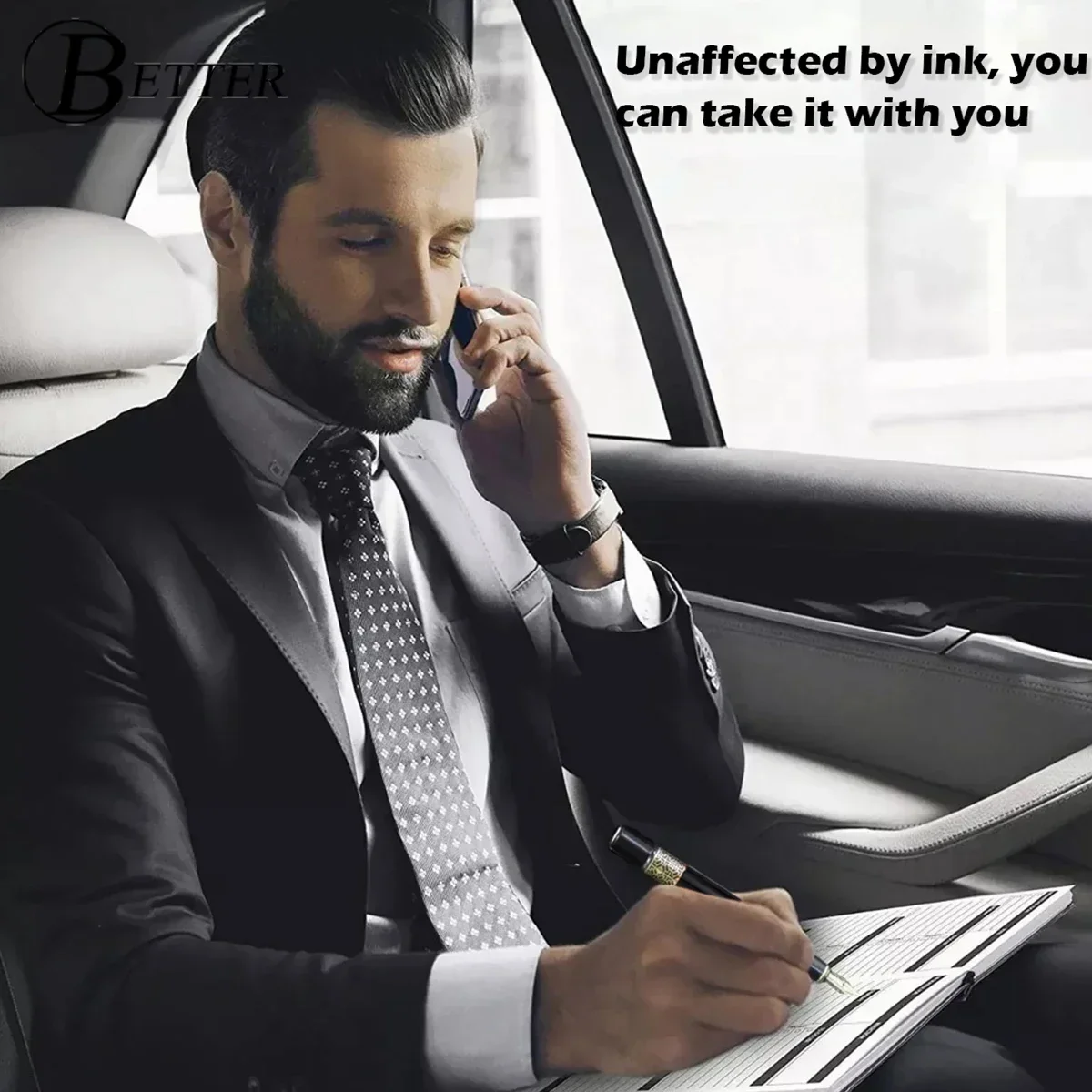 레트로 금속 만년필 F 펜촉 잉크, 비즈니스 글쓰기 선물, 학생용 사무용품, 문구류, 고품질