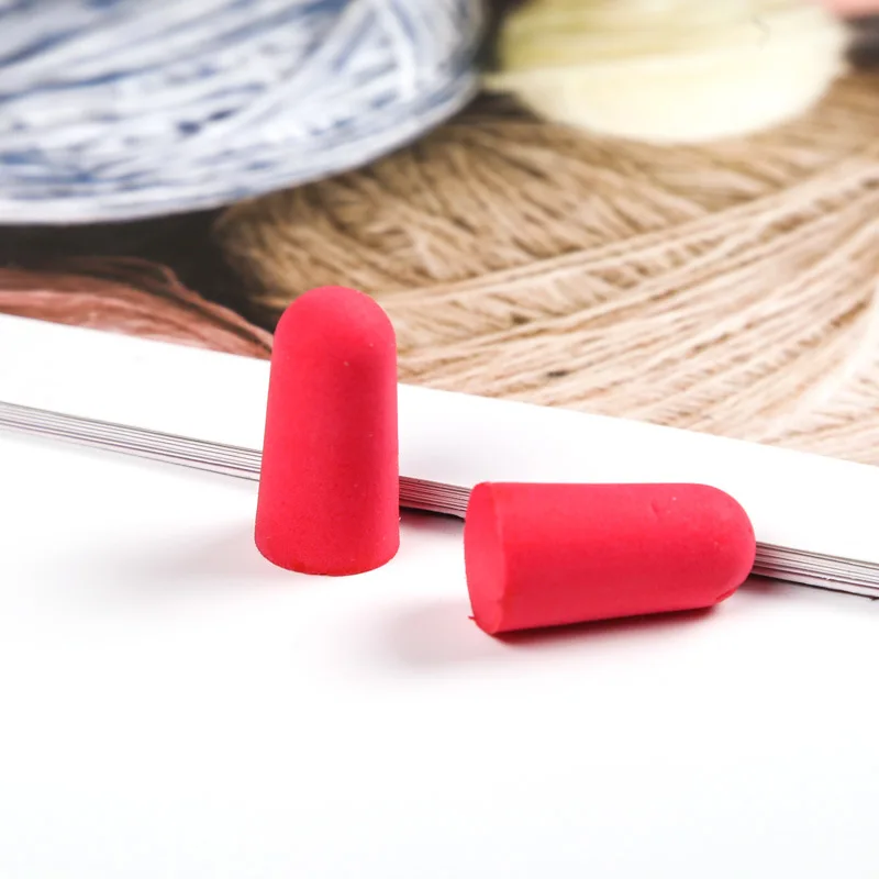 소음 감소 수면 방지 음악 방음 귀마개 보호 폼, 재사용 가능한 수면 귀마개, 1 개