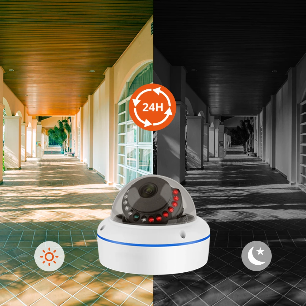 MISECU POE 돔 보안 카메라 시스템 IP 카메라 파손 방지 실내 홈 CCTV 비디오 레코드 감시 보호 키트, 8CH 5MP