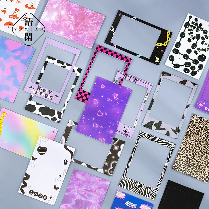 카와이 사진 프레임 장식 스티커, 크리에이티브 미학 DIY 수동 일기 앨범 스크랩북 스티커 30 개/상자 문구 title=카와이 사진 프레임 장식 스티커, 크리에이티브 미학 DIY 수동 일기 앨범 스크랩북 스티커 30 개/상자 문구 