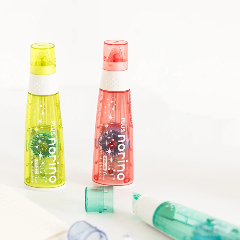 6mm x 8m 양면 접착 종이 테이프 및 테이프 리필, 스크랩북 데코 사무실 학교 용품 문구