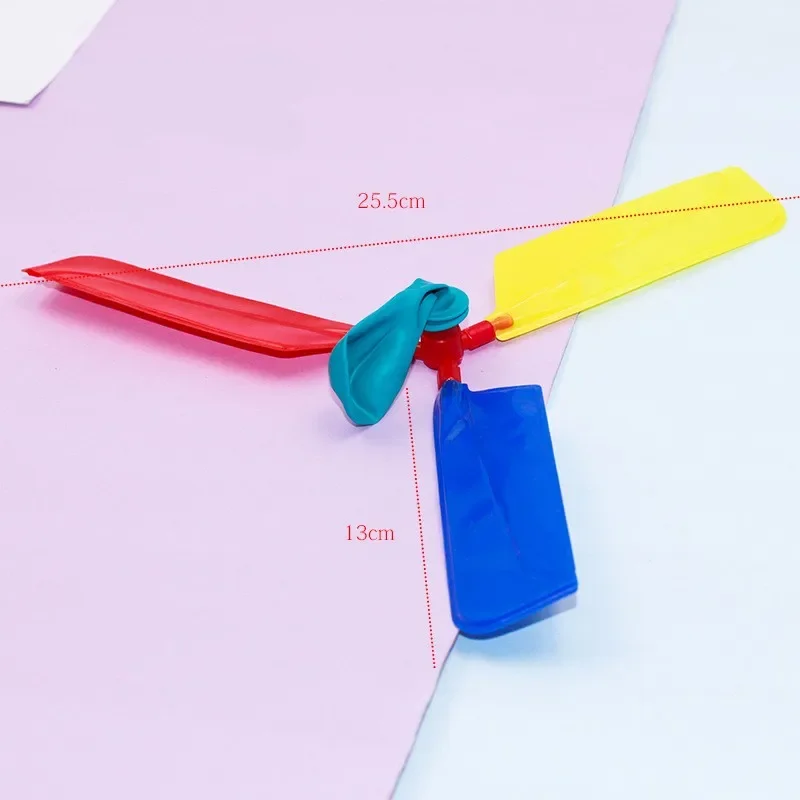 창의적인 풍선 헬리콥터 장난감, 어린이 야외 스포츠 장난감, 휴대용 전기 풍선 비행기, 인터랙티브 파티 장난감 선물, 1-10 개