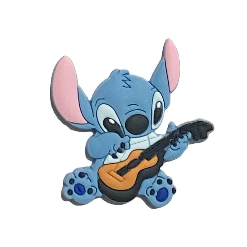디즈니 스티치 만화 캐릭터 릴로 & 스티치 신발 버클, 애니메이션 샌들 액세서리, 코크 참 장식, 어린이 선물