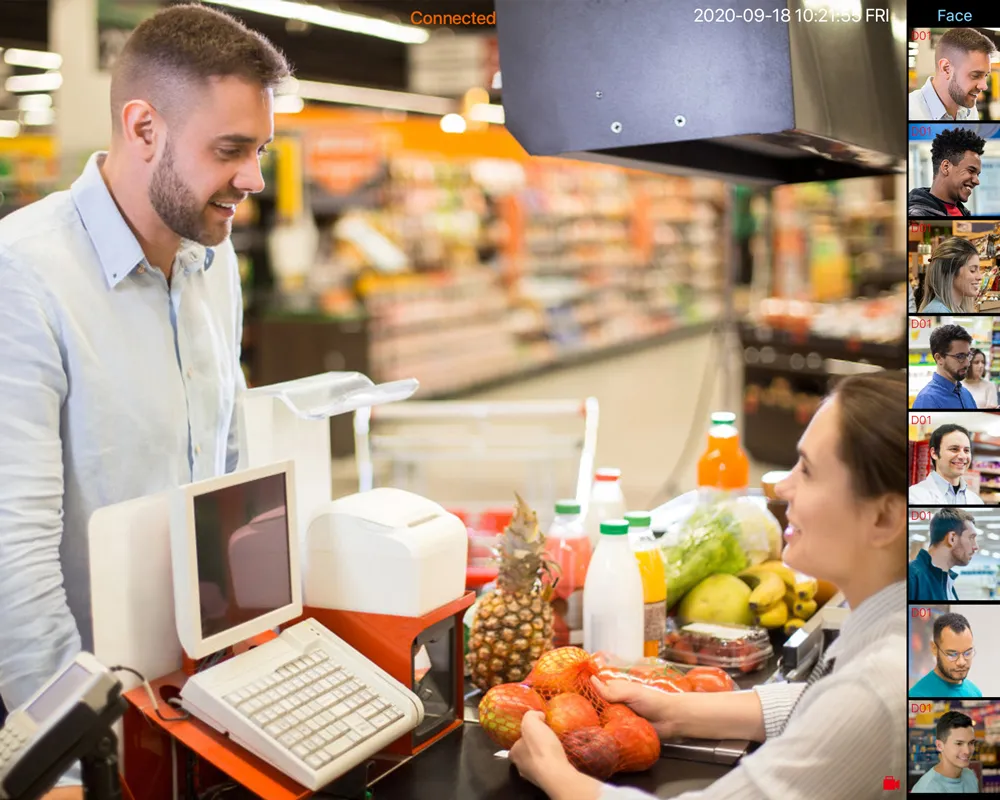 야외용 AI 얼굴 인식 카메라, 8MP 4K IP 카메라, H.265 Onvif RTSP 컬러 나이트 비전, POE 휴먼 오디오 보안 카메라, Xmeye