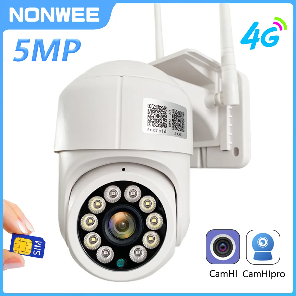 PTZ 무선 와이파이 비디오 감시 카메라, 스피드 돔 야외 HD CCTV 카메라, IR 나이트 비전, 20M Camhipro, 1080P, 4G SIM 카드, 5MP title=PTZ 무선 와이파이 비디오 감시 카메라, 스피드 돔 야외 HD CCTV 카메라, IR 나이트 비전, 20M Camhipro, 1080P, 4G SIM 카드, 5MP 