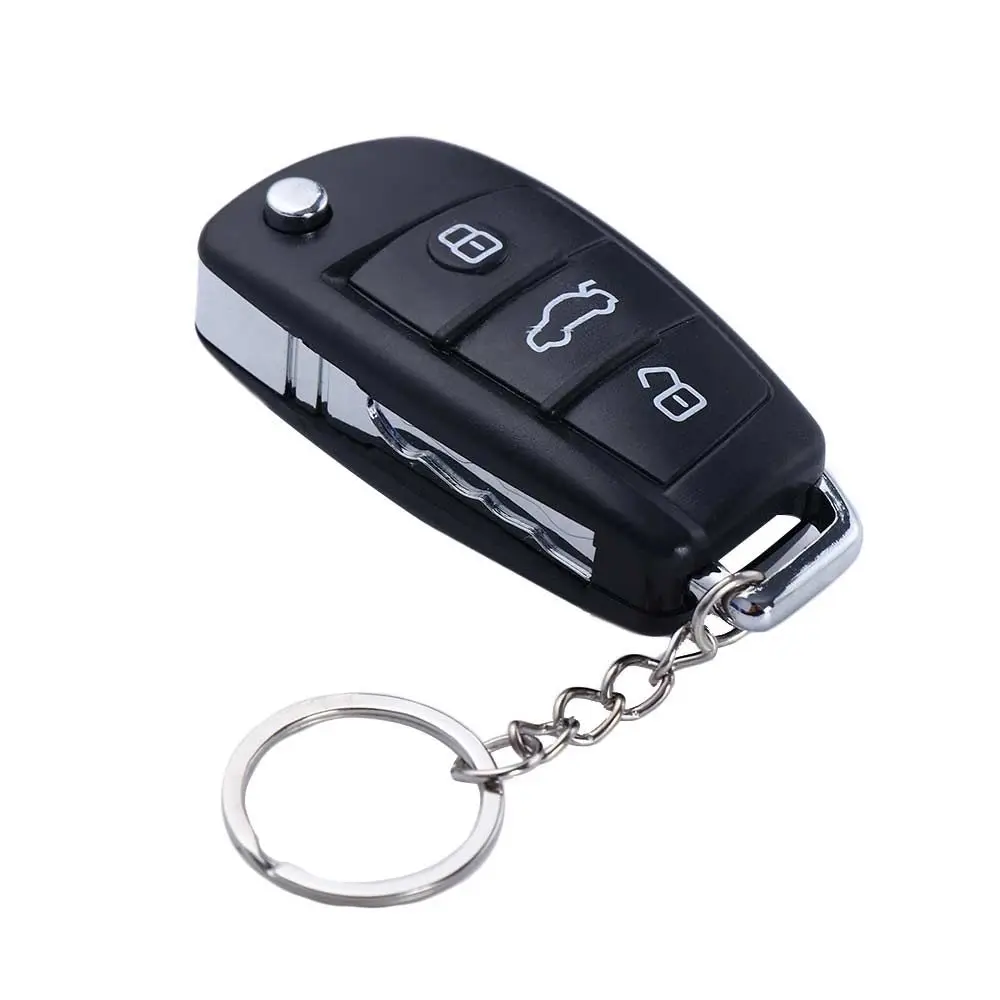 블랙 전기 충격 자동차 키 장난 장난감 키체인, 실용적인 농담, 재미있는 트릭 장난 장난감, 어린이 선물