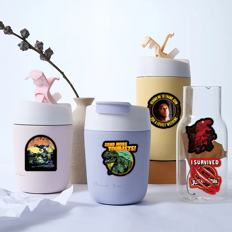 쥬라기 공원 공룡 동물 그래피티 스티커 가구용, DIY 의자 장난감, 자동차 트렁크, 컴퓨터, 오토바이, 팩 당 50 개, 75 개