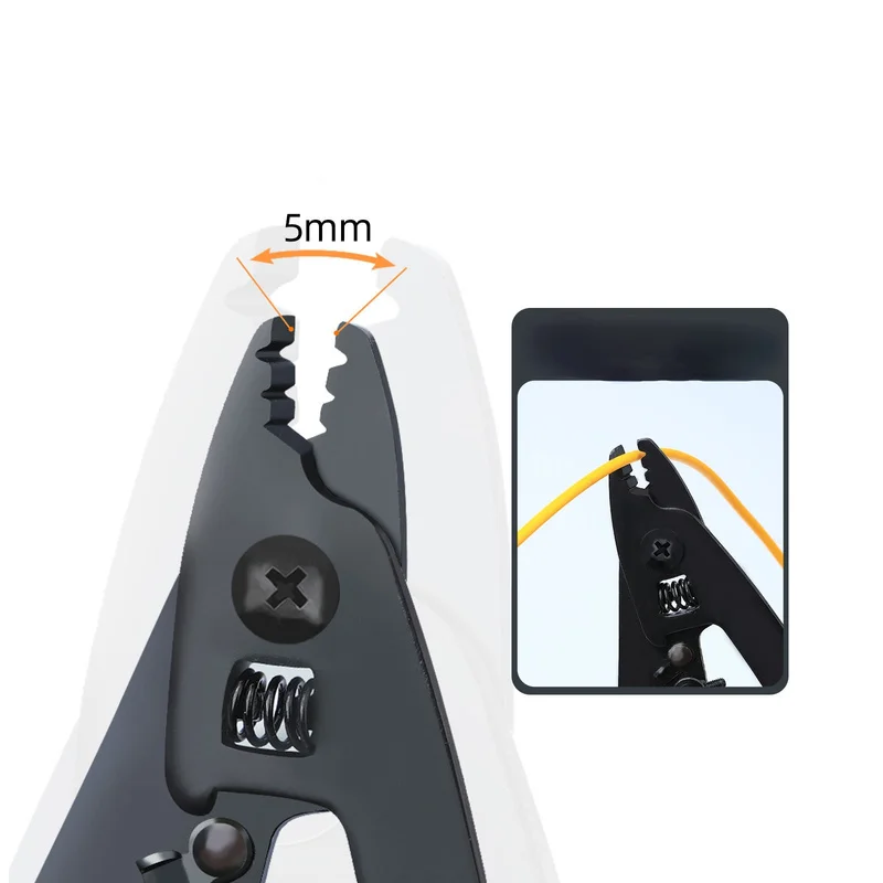 CFS-3 3 포트 광섬유 스트리퍼 펜치 와이어 스트리퍼 FTTH 도구 광학 스트리핑 펜치 도구 드롭 선박