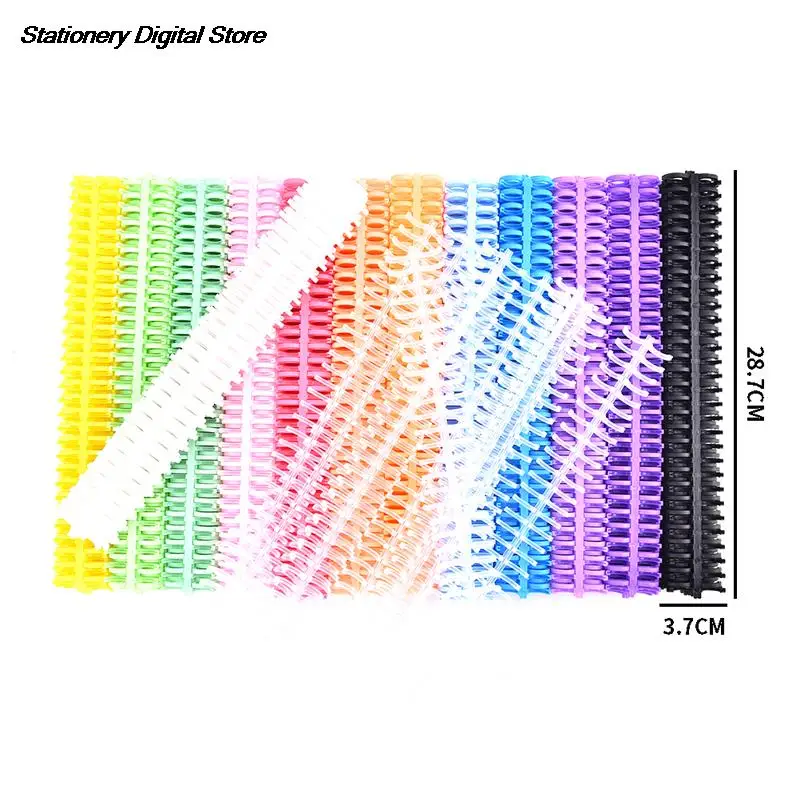 종이책 원형 링 스크랩북 앨범 바인더, 나선형 A4 노트북 바인딩 클립, 30 홀, 10 개