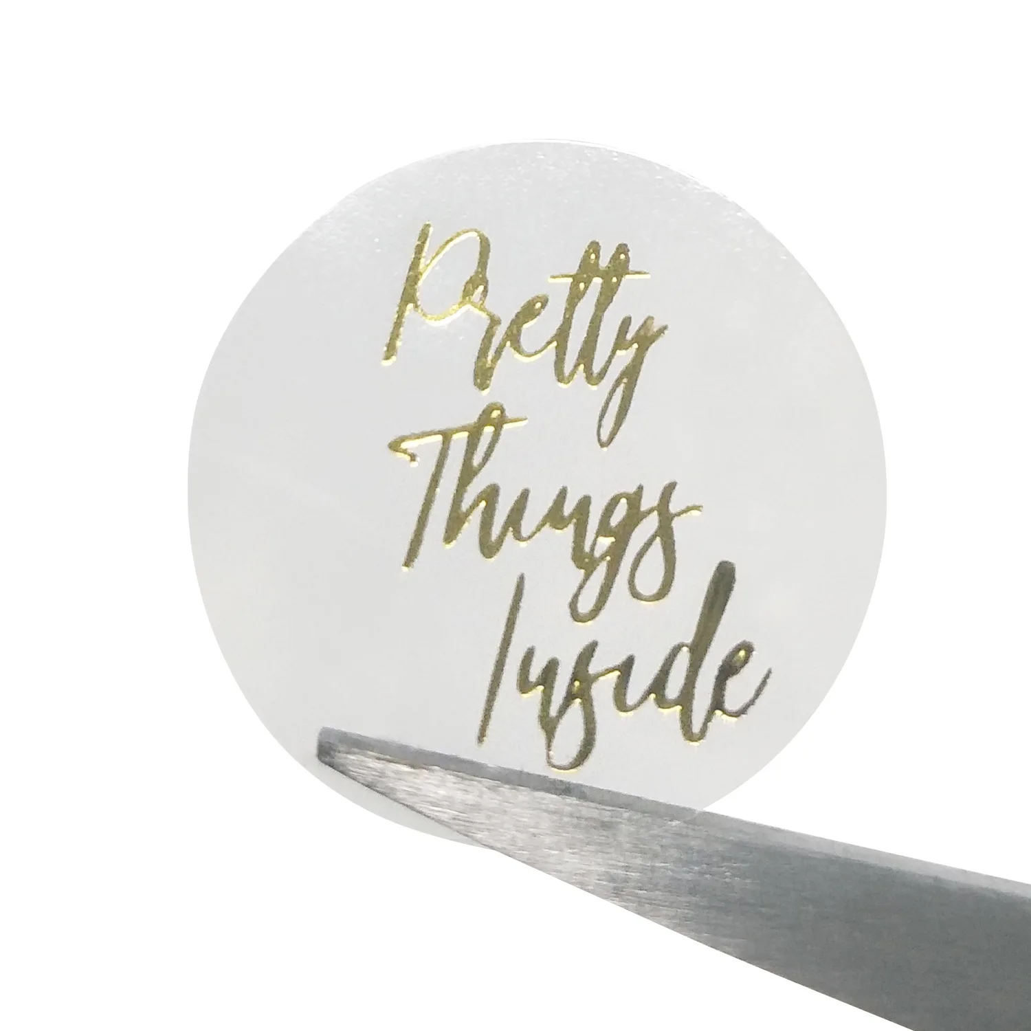 투명 씰링 감사 스티커 디자인, 스크랩북 축제 생일 파티 장식 라벨, 1 인치, 100-500 개