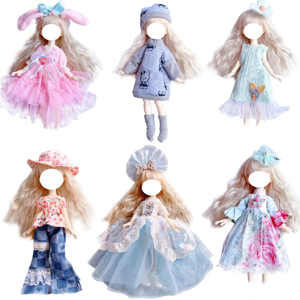 귀여운 드레스 JK 유니폼 의류, 30 cm 1/6 Bjd 바이트 인형, DIY 드레스 업 의류 스커트 패션 캐주얼 정장 양말 장난감 액세서리 title=귀여운 드레스 JK 유니폼 의류, 30 cm 1/6 Bjd 바이트 인형, DIY 드레스 업 의류 스커트 패션 캐주얼 정장 양말 장난감 액세서리