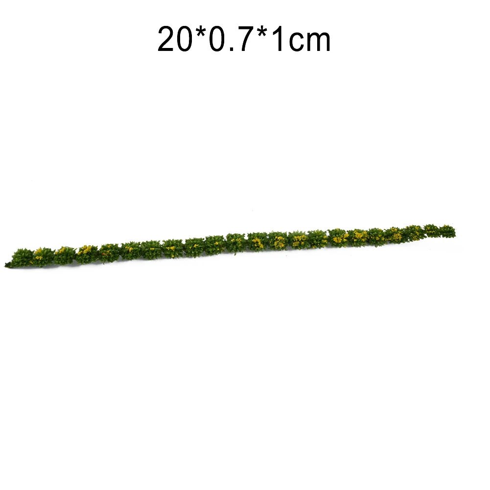 자체 접착식 정적 잔디 터프트 모델, 철도 전쟁 게임 풍경 철도 모델링, 디오라마 미니어처 건물 모래 테이블 모델